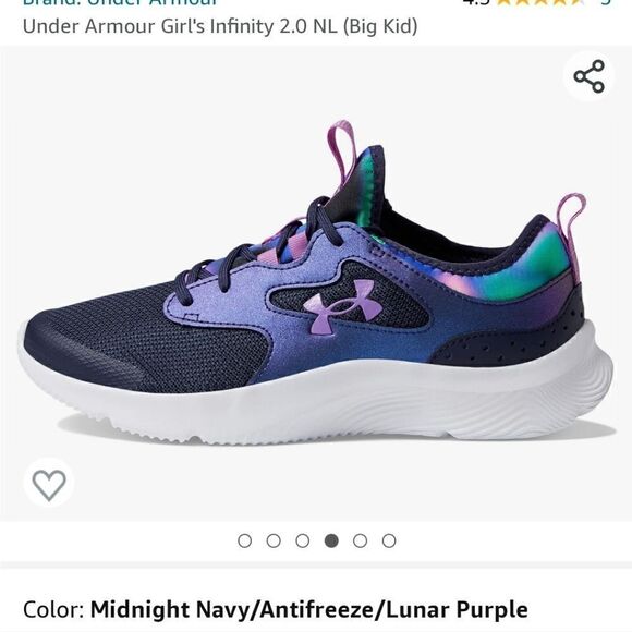 Under Armour Infinity 2.0 NL Big Kids' 7Y - Picture 4 of 8